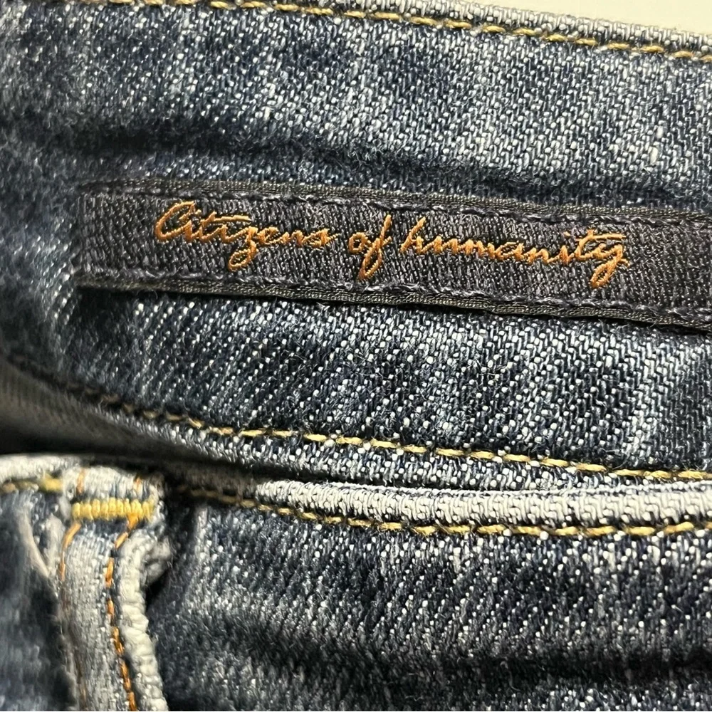 Citizens of Humanity Lily 126‎ Womens 30 Blue Denim Slim Bootcut Jean Y2K *FLAW